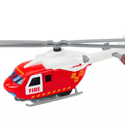 Policijos ugniagesių gelbėjimo sraigtasparnis metalinis varomas atidaromos durys