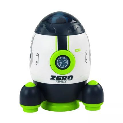 Mažas atidaromas kosminis laivas su figūrėle ir transporto priemone