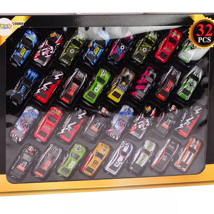 Spyruoklių rinkinys automobiliams, varomiems automobiliams, spalvingas, 32 vienetai