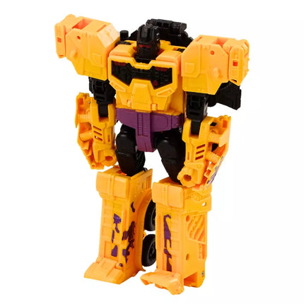 Robotas tankas su ginklu 2 viename transformacija X-Warrior geltonas