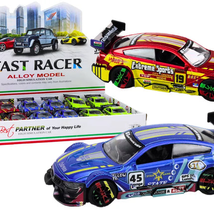 Sportinis automobilis, metalinis lenktyninis automobilis, 1:36 mastelis, „Drive Mix“