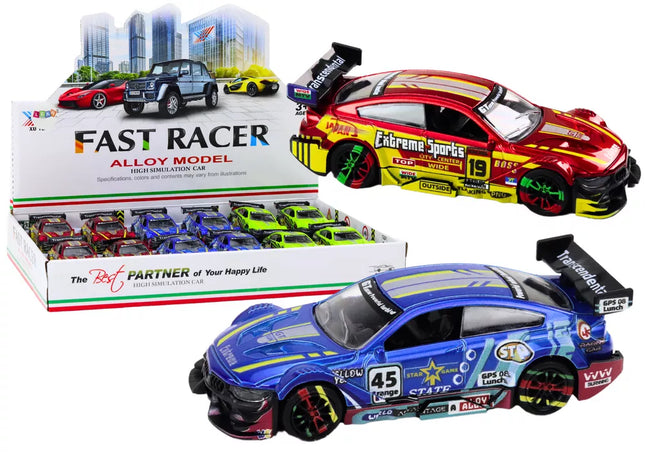 Sportinis automobilis, metalinis lenktyninis automobilis, 1:36 mastelis, „Drive Mix“