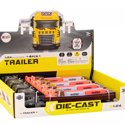 Sunkvežimis su priekaba 1:24 TIR Automobilio sunkvežimio priedai Garsai