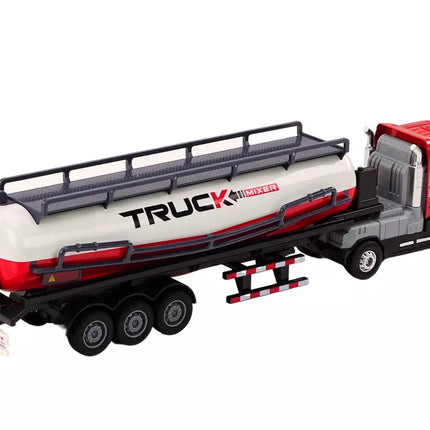 Sunkvežimis su priekaba TIR cisterna 1:24 Automobilis Sunkvežimis Raudonas Garsai