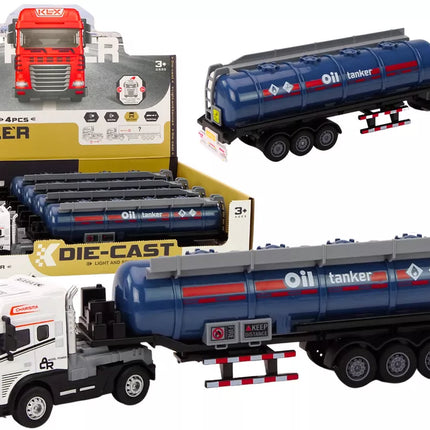 Kuro cisternos sunkvežimis TIR 1:24 Priekaba Garsai Šviesos