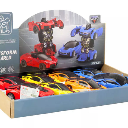 Automobilis-robotas 2in1, 4 spalvos