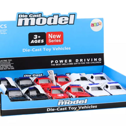 Policijos automobilis ugniagesių departamentas Privilegijuotos transporto priemonės 1:32 Mišinys