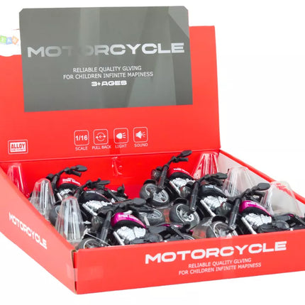 Harley sportinis motociklas su frikciniu varikliu, 3 spalvos