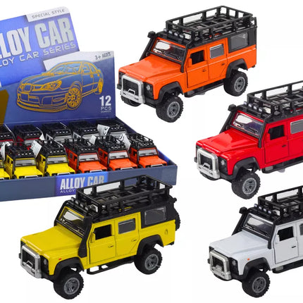 Visureigis automobilis 1:32 Šviesos Garsai Važiuoja Atidaromos durelės Metalinis