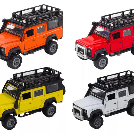 Visureigis automobilis 1:32 Šviesos Garsai Važiuoja Atidaromos durelės Metalinis