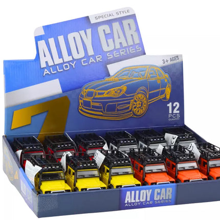 Visureigis automobilis 1:32 Šviesos Garsai Važiuoja Atidaromos durelės Metalinis