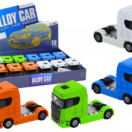 Sunkvežimis be puspriekabės 1:32 Metalinis, su šviesomis, garsais ir varomas