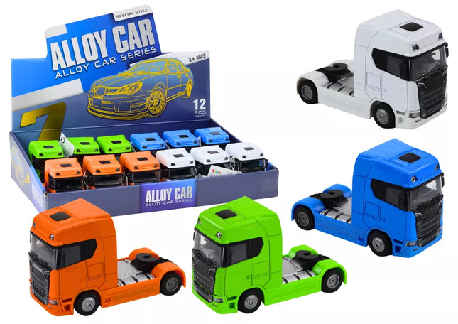 Sunkvežimis be puspriekabės 1:32 Metalinis, su šviesomis, garsais ir varomas