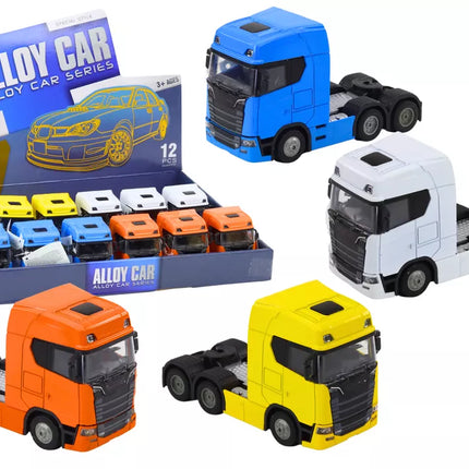 Sunkvežimis be priekabos 1:32, pakeliamas metalinis gaubtas, šviesos, garsai, važiuoja