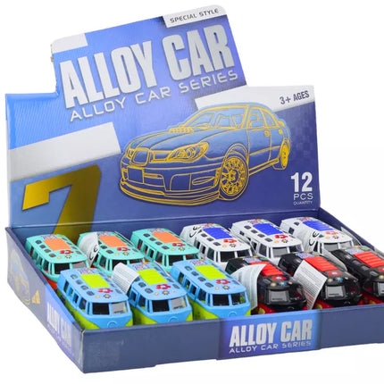 Kemperio autobusas 1:32 Metalinis, šviesos, garsai, važiuoja, atidaromos durys