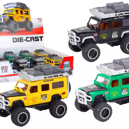 Visureigis automobilis „Guard Off-Road Car“ 1:32 metalinis, varomas, su šviesomis ir garsais