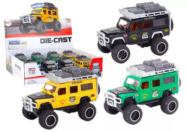 Visureigis automobilis „Guard Off-Road Car“ 1:32 metalinis, varomas, su šviesomis ir garsais