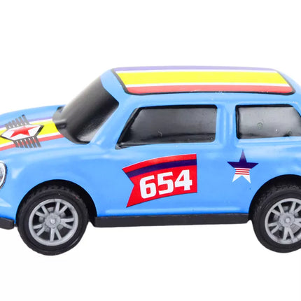 Automobilių rinkinys, spyruoklės, pavara, spalvingi, 12 vienetų