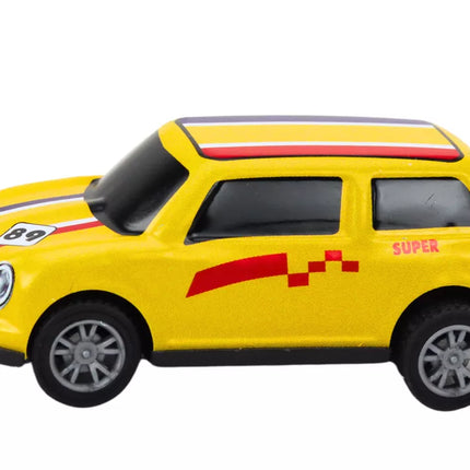 Automobilių rinkinys, spyruoklės, pavara, spalvingi, 12 vienetų