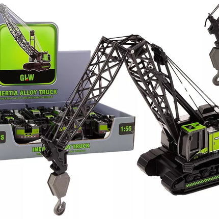 Vikšrinio krano metalinis kablys kranas 1:55 juodas ir žalias