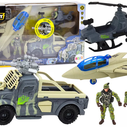 Karinis rinkinys Kariniai koviniai automobiliai Kariai priedai Garsai