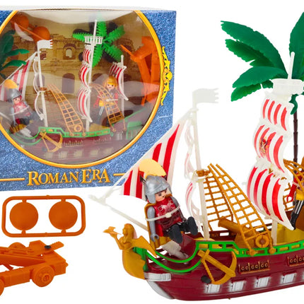 Romėnų Laivas Romėnai Šviesos Garsai Katapulta Palmės