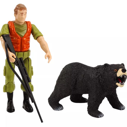 Visureigis medžioklinis automobilis "Hunter Bear" šviesos garsai smėlio spalvos