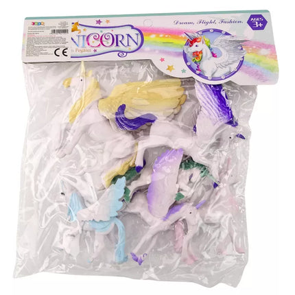 Vienaragių Pegaso figūrėlių rinkinys „White Magic“, 6 vnt.