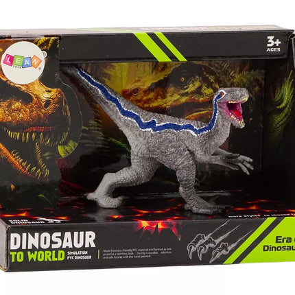 Dinozaurų kolekcinė figūrėlė Velociraptor pilkas 1Vnt