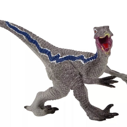 Dinozaurų kolekcinė figūrėlė Velociraptor pilkas 1Vnt