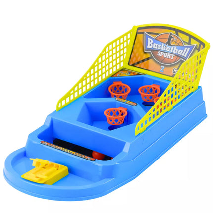 Krepšinio žaidimo automatas su kamuolio paleidimo įrenginiu