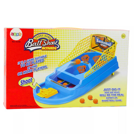 Krepšinio žaidimo automatas su kamuolio paleidimo įrenginiu