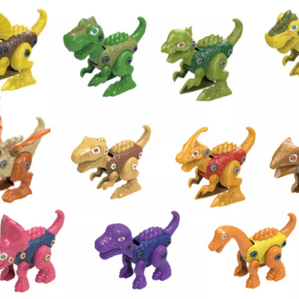 Riedantis dinozaurų kiaušinių rinkinys, 12 vienetų, spalvingi