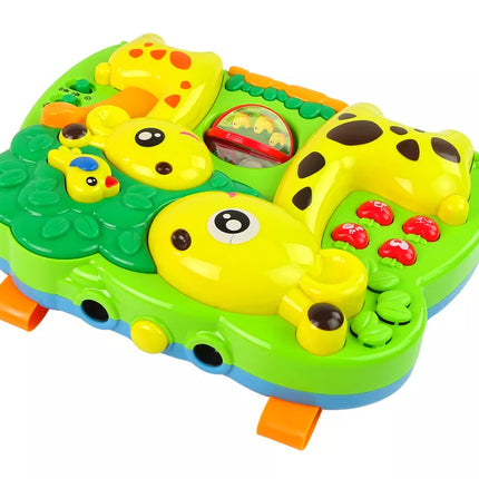 Žirafa 2 viename projektorius - lovelės pakabukas kūdikiui