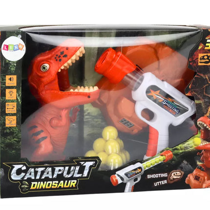 Šaudymo žaidimas dinozaurai, arkadinis kamuoliukų šautuvo rinkinys