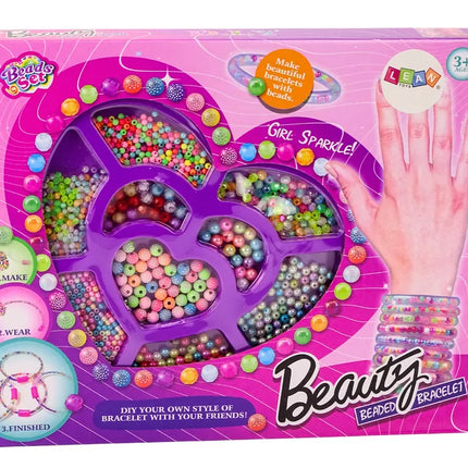 Karoliukai papuošalų apyrankių "pasidaryk pats" spalvingam kūrybiniam rinkiniui