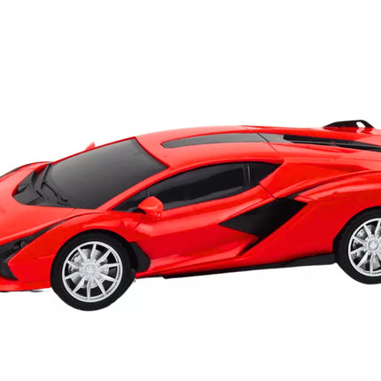 Žaislinis nuotoliniu būdu valdomas sportinis automobilis RC 1:22 raudonas