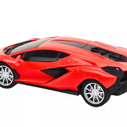 Žaislinis nuotoliniu būdu valdomas sportinis automobilis RC 1:22 raudonas