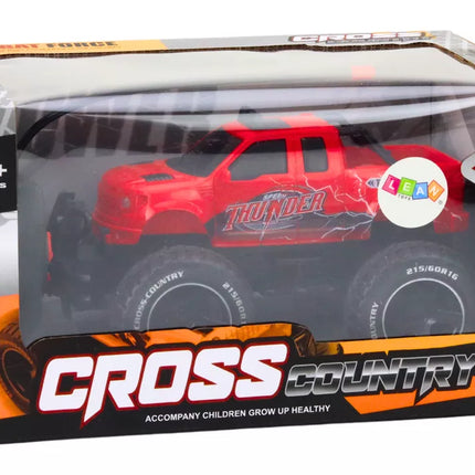 Žaislinis automobilis Nuotoliniu būdu valdomas bekelės automobilis RC 1:18 Raudonas