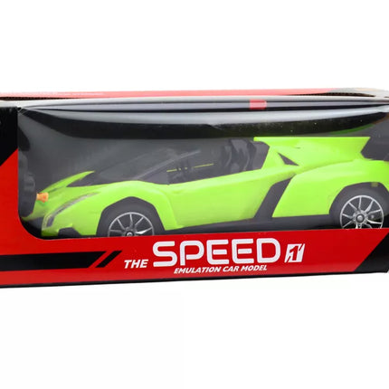 Nuotoliniu būdu valdomas sportinis automobilis RC 1:18 žalias