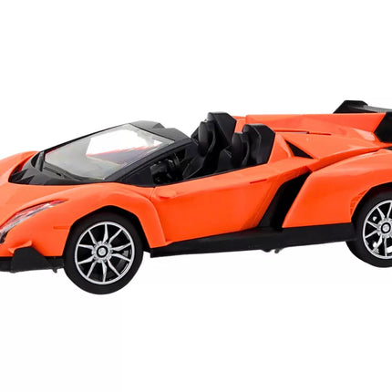 Nuotoliniu būdu valdomas sportinis automobilis RC 1:16 oranžinis