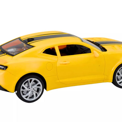 Žaislinis nuotoliniu būdu valdomas sportinis automobilis RC 1:16 geltonas