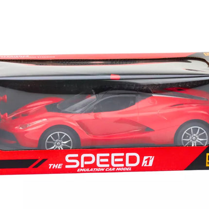 Nuotoliniu būdu valdomas sportinis automobilis RC automobilis 1:16 raudonas