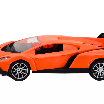 Nuotoliniu būdu valdomas sportinis automobilis oranžinis RC automobilis 1:16