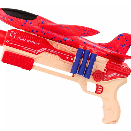 Dartų Pistoletų Putplasčio Kamuoliukų Lėktuvų Paleidimo Skydo Rinkinys 5in1