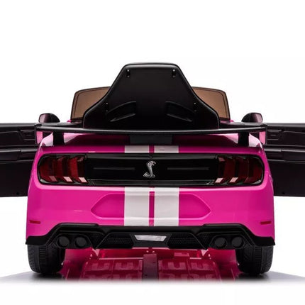Akumuliatorinis automobilis Ford Mustang GT500 Shelby rožinis