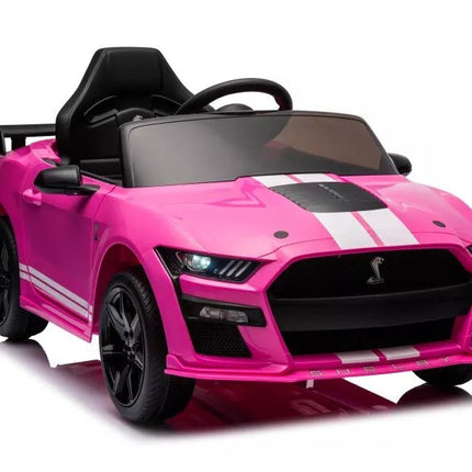 Akumuliatorinis automobilis Ford Mustang GT500 Shelby rožinis