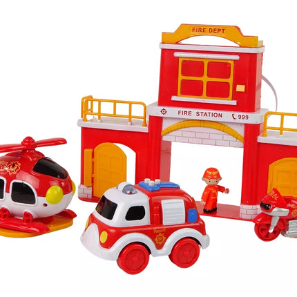 Gaisrinės stoties rinkinys su garsu