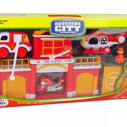 Gaisrinės stoties rinkinys su garsu