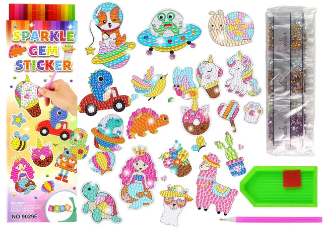 Deimantinės mozaikos lipdukai